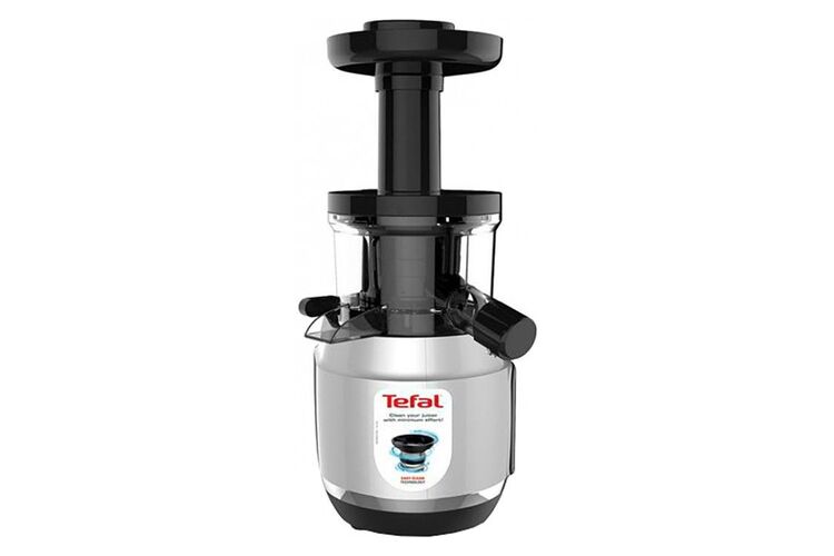 Tefal Соковитискач Juice&Clean шнековий 150Вт, чаша-0.8л, жмих-0.8л, пластик, сріблясто-чорний, изображение 10