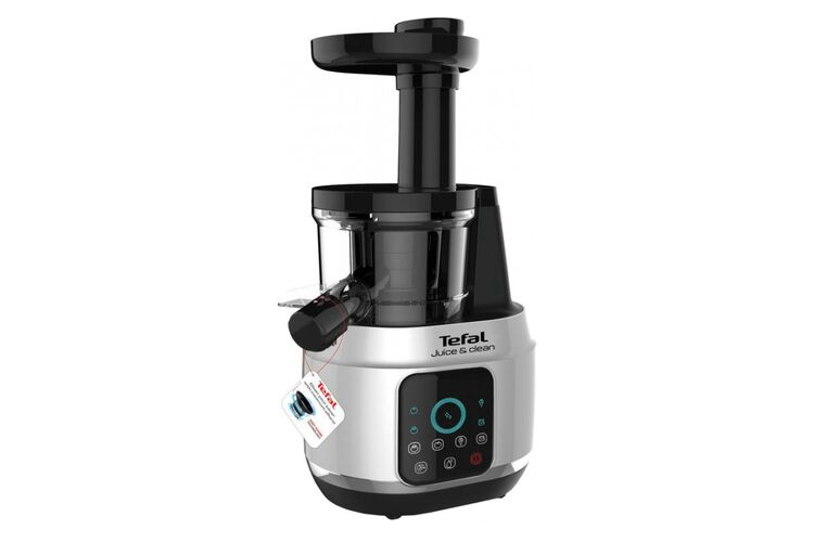 Tefal Соковитискач Juice&Clean шнековий 150Вт, чаша-0.8л, жмих-0.8л, пластик, сріблясто-чорний, изображение 15
