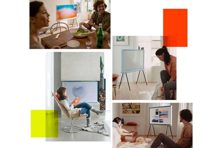 Телевизор 49" QLED 4K Samsung QE49LS01TAUXUA Smart, Tizen, White, Serif, изображение 9