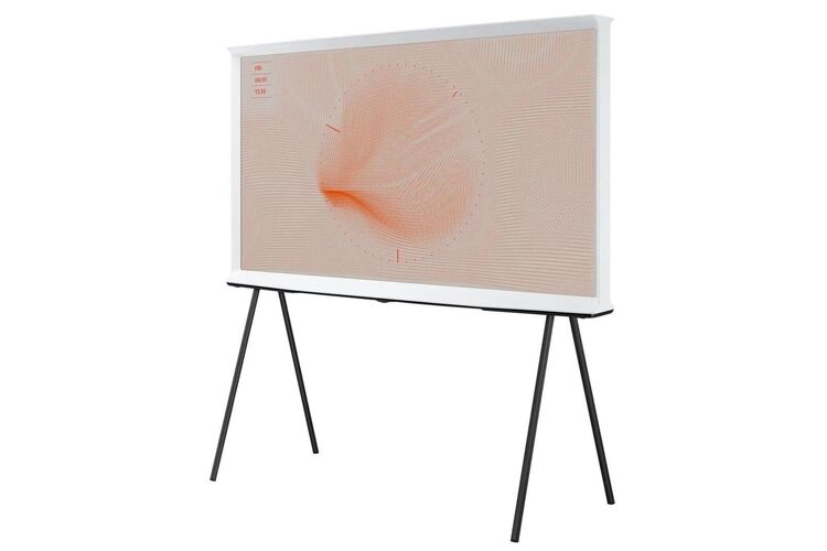 Телевизор 49" QLED 4K Samsung QE49LS01TAUXUA Smart, Tizen, White, Serif, изображение 3