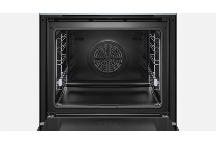 Духовой шкаф Bosch электрический, 71л, A+, дисплей, конвекция, пиролиз, нержавеющая сталь, изображение 3