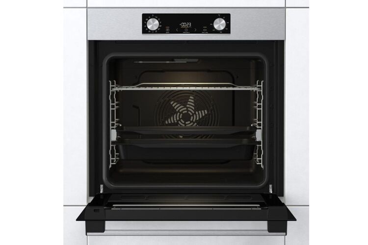 Духовой шкаф Gorenje электрический, 77л, A+, пар, дисплей, пиролиз, нерж, изображение 6