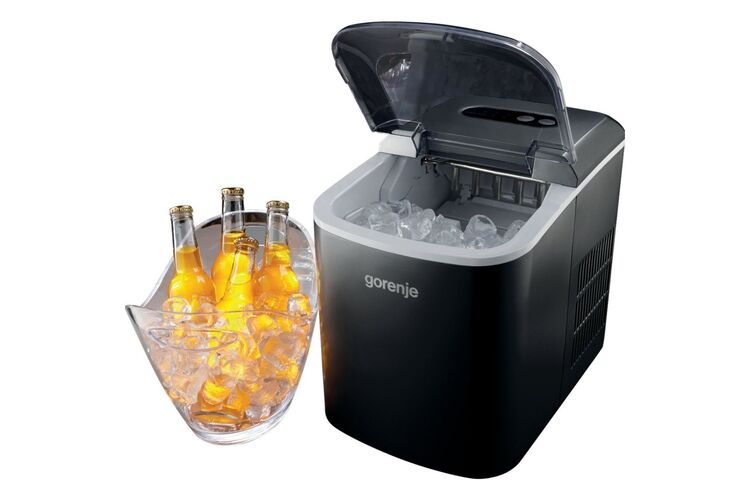 Ледогенератор бытовой Gorenje/ 12 кг/день/ обьем - 2.2 л/скорость пригот. - 9 мин/электронное упр/черный, изображение 8
