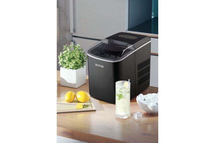Ледогенератор бытовой Gorenje/ 12 кг/день/ обьем - 2.2 л/скорость пригот. - 9 мин/электронное упр/черный, изображение 4