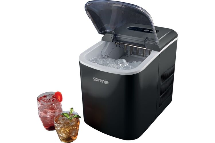 Ледогенератор бытовой Gorenje/ 12 кг/день/ обьем - 2.2 л/скорость пригот. - 9 мин/электронное упр/черный, изображение 6