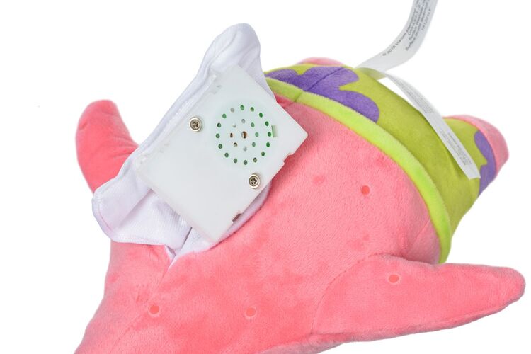 Мягкая игрушка SpongeBob Exsqueeze Me Plush  Patrick Burp со звуком, изображение 3
