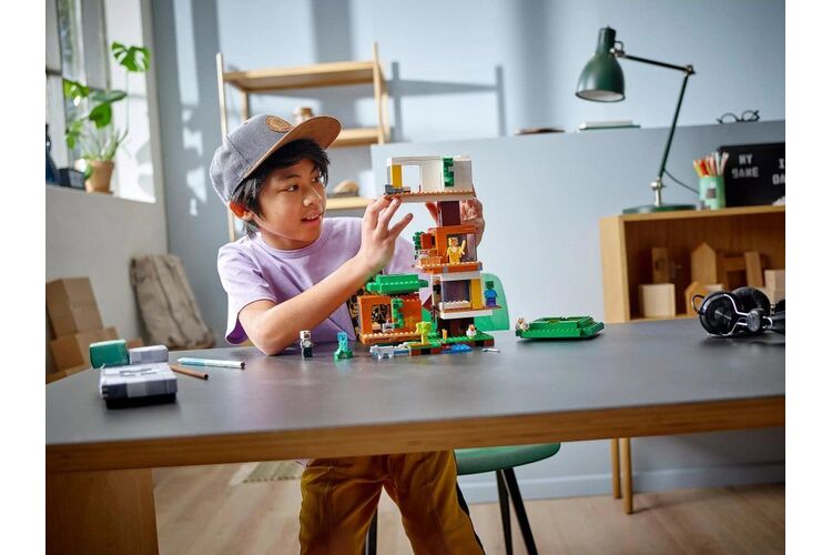 Конструктор LEGO Minecraft Современный домик на дереве, изображение 4