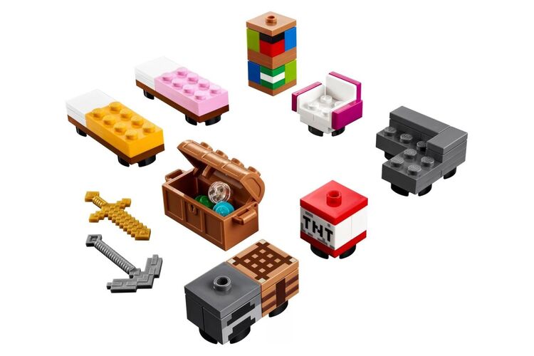 Конструктор LEGO Minecraft Современный домик на дереве, изображение 12
