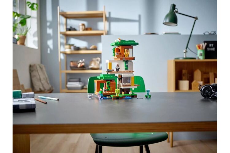 Конструктор LEGO Minecraft Современный домик на дереве, изображение 3