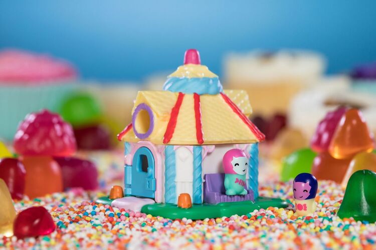 Игровая фигурка Nanables Small House Город сладостей, Конфетный домик, изображение 4