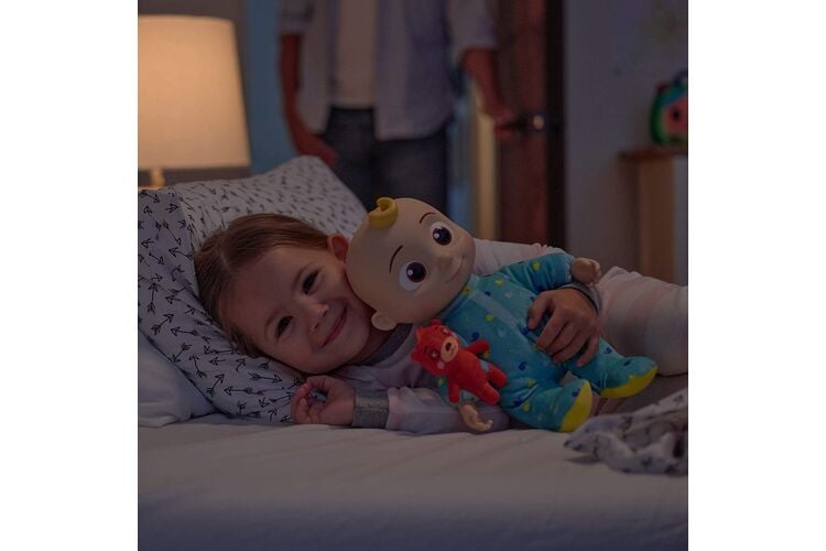 Мягкая игрушка CoComelon Roto Plush Bedtime JJ Doll Джей Джей со звуком, изображение 9