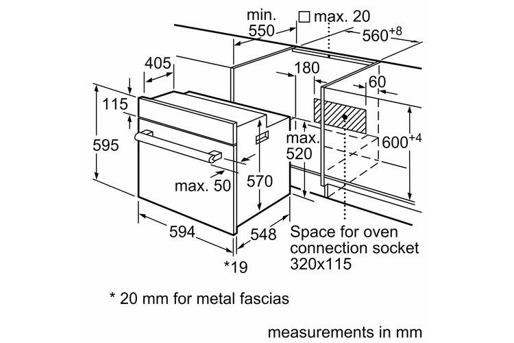 Духовой шкаф Bosch электрический, 66л, A, дисплей, конвекция, антрацит, изображение 6