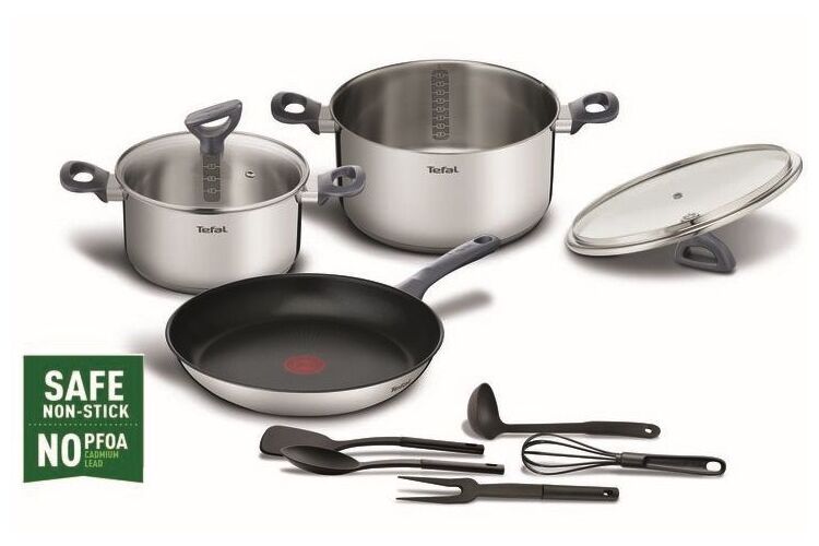 Tefal Набір посуду Daily Cook, 11 предметів, нерж. сталь, изображение 18