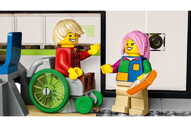 Конструктор LEGO City Trains Пассажирский поезд-экспресс, изображение 4