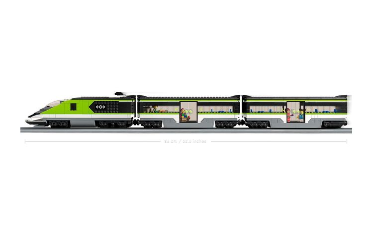 Конструктор LEGO City Trains Пассажирский поезд-экспресс, изображение 9