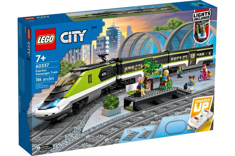 Конструктор LEGO City Trains Пассажирский поезд-экспресс, изображение 13