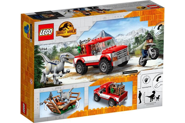 Конструктор LEGO Jurassic World Блу и поимка бета-велоцираптора, изображение 10