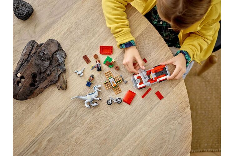 Конструктор LEGO Jurassic World Блу и поимка бета-велоцираптора, изображение 3
