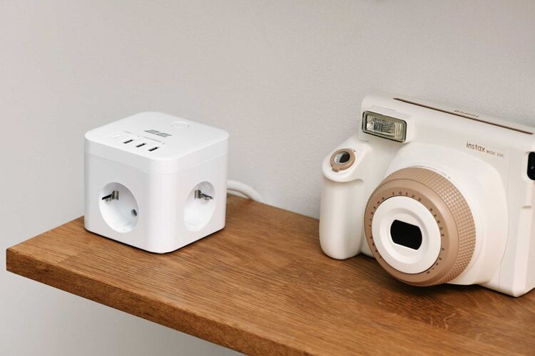 Сетевой адаптер 2E 3XSchuko с защитой от импульcных скачков напряжения, 3*USB-A, 1*USB-C, 1.5м, white, изображение 8