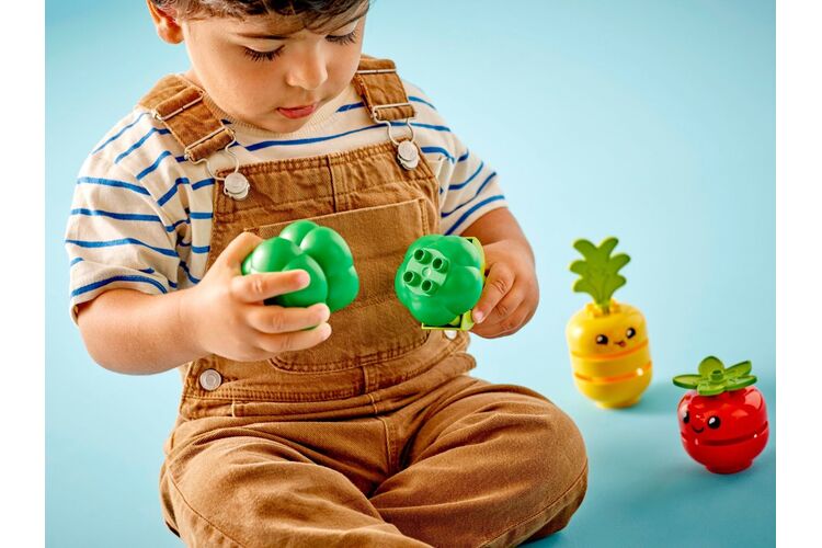 Конструктор LEGO DUPLO My First Трактор для выращивания фруктов и овощей, изображение 3