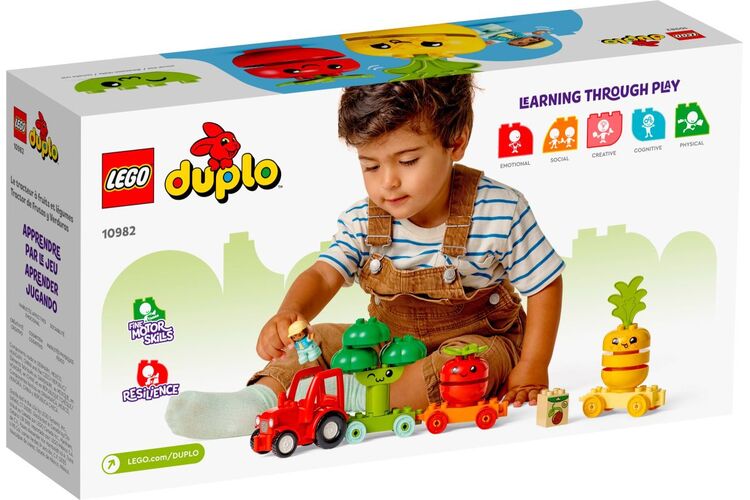 Конструктор LEGO DUPLO My First Трактор для выращивания фруктов и овощей, изображение 8