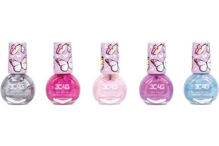 Make It Real Набор лаков для ногтей 3C4G 5pk butterfly nail polish set, изображение 3