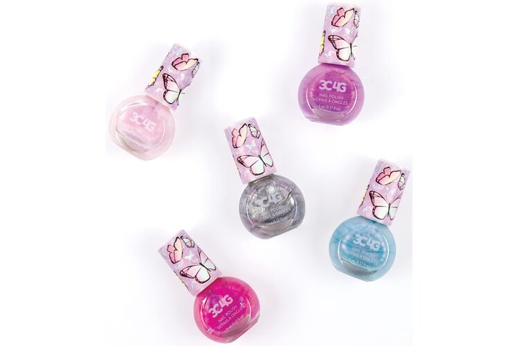 Make It Real Набор лаков для ногтей 3C4G 5pk butterfly nail polish set, изображение 4