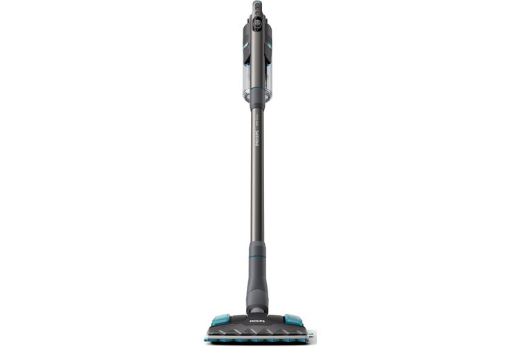 Philips Пилосос безпровідний Aqua Plus, вологе прибирання, конт пил -0.6л, автон. робота до 80хв, вага-1.7кг, НЕРА, турборежим, синій, изображение 3