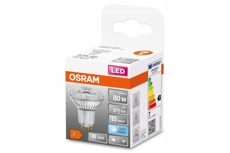 Osram Лампа LED GU10 6.9Вт 4000К 575Лм PAR16, изображение 3