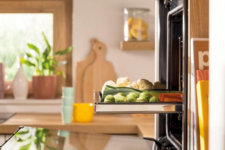 Gorenje Духовой шкаф электрический, 77л, A+, пар, дисплей, пиролиз, черный, изображение 17