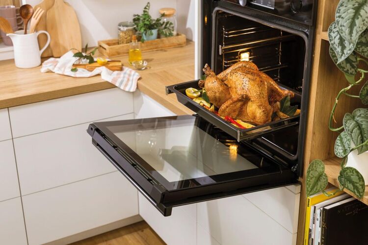 Gorenje Духовой шкаф электрический, 77л, A+, пар, дисплей, пиролиз, черный, изображение 11