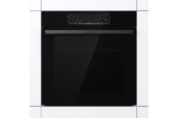 Gorenje Духовой шкаф электрический, 77л, A+, пар, дисплей, пиролиз, черный, изображение 3