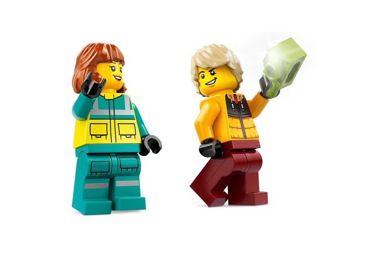 LEGO Конструктор City Карета скорой помощи и сноубордист, изображение 6