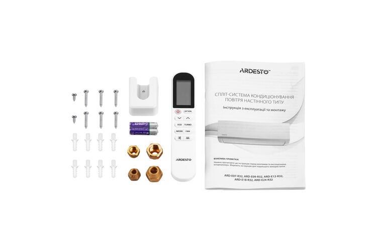 ARDESTO Кондиционер CoolSmart 20м2 инвертор 7000BTU 2.0кВт A/A -15°С Wi-Fi R32 белый, изображение 20