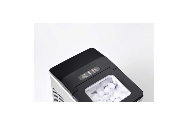 Льдогенератор бытовой Sencor SIM3400SS, 150 Вт, 12 кг/день, обьем 1.8л, пригот. за 7 мин, 2 размера льда, серый, изображение 7