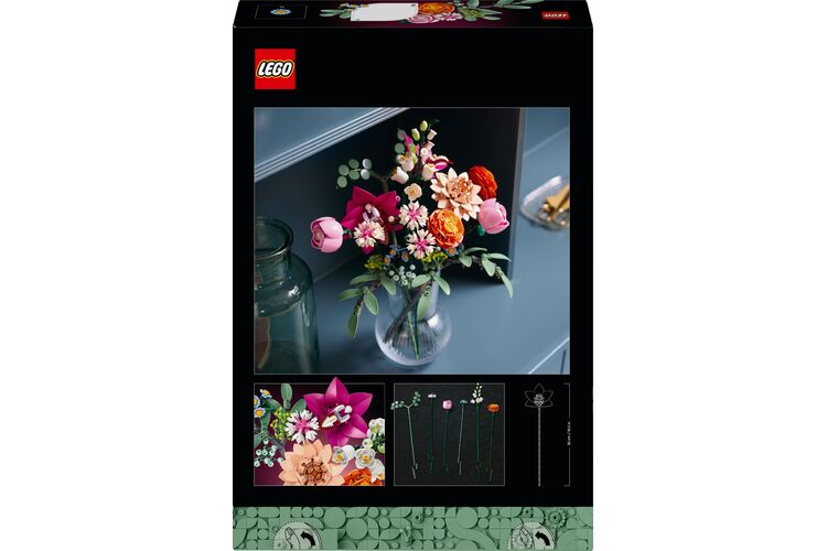 Конструктор LEGO Botanicals Милый розовый букет цветов, изображение 14