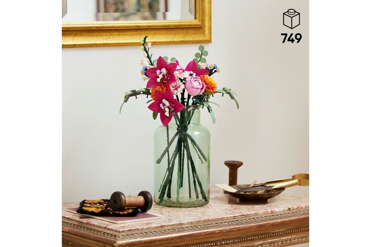 Конструктор LEGO Botanicals Милый розовый букет цветов, изображение 7