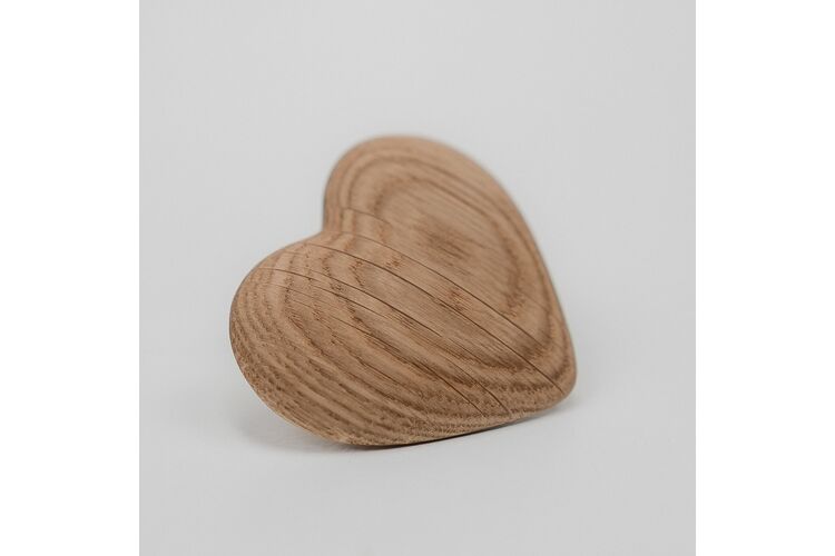Меблева ручка HEART-60-01, дуб, Колір: Дуб, изображение 5