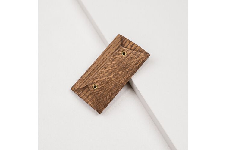 Ручка меблева Plank-100-02 Полісандр, Колір: Палісандр, Міжц. відстань: 64, изображение 4