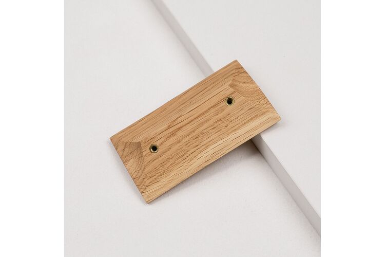 Ручка меблева Plank-100-01 дуб, Колір: Дуб, Міжц. відстань: 64, изображение 3