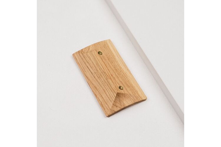 Ручка меблева Plank-100-01 дуб, Колір: Дуб, Міжц. відстань: 64, изображение 4