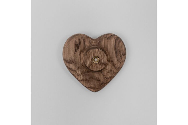Меблева ручка HEART-60-02 Полісандр, Колір: Палісандр, изображение 8