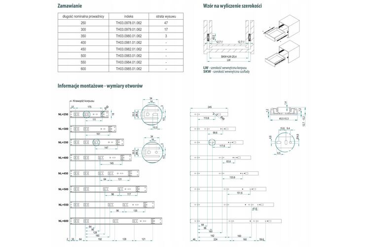 Кулькова напрямна з дотягувачем REJS SOLID SLIDE L=400 мм 35 кг, Довжина, мм: 400, изображение 5