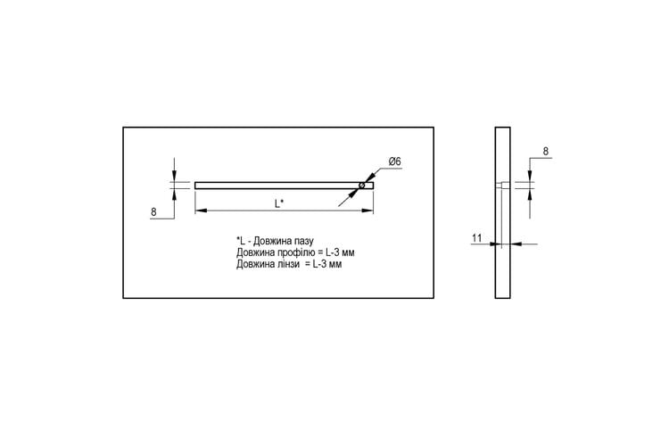 Профиль для LED-ленты, SLIM, L = 3м, алюминий, анодированное золото, изображение 3