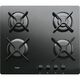 Варильна поверхна газова Whirlpool GOR 6414/NB 4-конф/Чавун/упр.фронт/механiчна/Італія/чорний