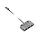 Коннектор GTV LED-распр. 6 гнезда, кабель 2м, разъём Mini AMP LZ-AKZ612-10N