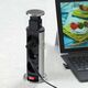Удлинитель выдвижной 60 ММ НА 3 розетки 2XUSB черный провод 1,5 м., Цвет: Черный, изображение 3
