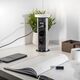 Подовжувач CAMINO 100mm, 2xSCHUKO, USB A+C бездротова зарядка 10W кабель 1,5 м, Чорний, Колір: Чорний