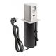 Удлинитель GTV врезной-выдвижной квадратный TOWER, 1xSCHUKO, 1xUSB, 1xTYPE-C, кабель 1,5м, белый, Цвет: Белый