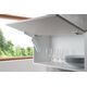 Hafele лифт FREE FLAP 1.5 107° модель D, белый, левый — 3898, Сторона крепления: Левая, Цвет: Белый, Вес фасада, кг: D, изображение 3